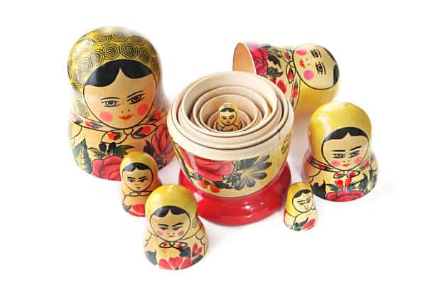 Russian doll best sale within a doll